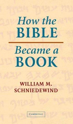How the Bible Became a Book