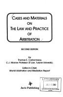 Cases and materials on the law and practice of arbitration