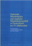 Nationale Minderheiten und staatliche Minderheitenpolitik in Deutschland im 19. Jahrhundert (German Edition)