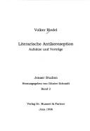 Literarische Antikerezeption