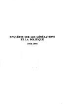 Enquêtes sur les générations et la politique