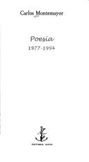 Poesía, 1977-1994