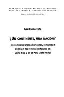 Un continente, una nación?