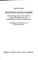 Minister gegen Kaiser