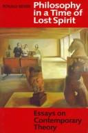 Philosophy in a time of lost spirit