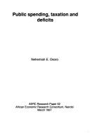 Public Spending, Taxation, and Deficits