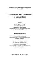 Assessment and Treatment of Cancer Pain