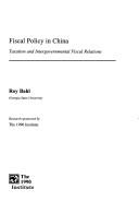 Fiscal Policy in China