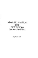 Geriatric Nutrition and Diet Therapy