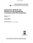 Instruments, Methods, and Missions for the Investigation of Extraterrestrial Microorganisms