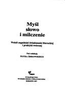 Myśl, słowo i milczenie
