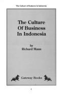 The Culture of Business in Indonesia