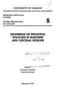 Dilemmas of Regional Policies in Eastern and Central Europe