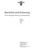 Geschichte wird Erinnerung