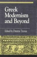 Greek Modernism and Beyond