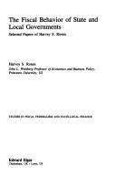 The Fiscal Behavior of State and Local Governments