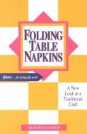 Folding table napkins