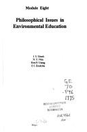 Philosophical issues in environmental education