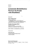 Community Rehabilitation Services for People with Disabilities