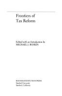 Frontiers of tax reform