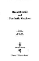 Recombinant and Synthetic Vaccines