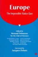 Europe, the impossible status quo