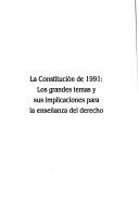 La Constitución de 1991