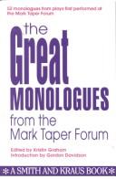 The Great Monologues from the Mark Taper Forum