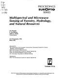 Multispectral and Microwave Sensing of Forestry, Hydrology, and Natural Resources
