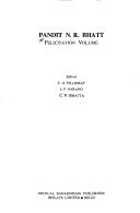 Pandit N.R. Bhatt, Felicitation Volume