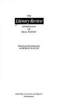 The Literary Review Anthology Of Real Poetry
