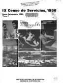 IX censo de servicios, 1986