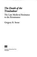 The Death of the Troubadour