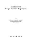 Handbook on Benign Prostatic Hyperplasia