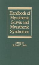 Handbook of myasthenia gravis and myasthenic syndromes