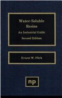 Water-soluble resins