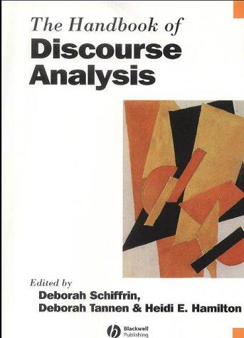 Handbook of Discourse Analysis