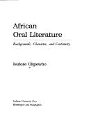 African oral literature
