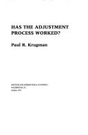 Has the Adjustment Process Worked?