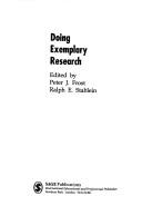 Doing Exemplary Research