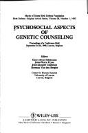 Psychosocial Aspects of Genetic Counseling