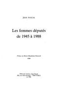 Les femmes députés de 1945 à 1988