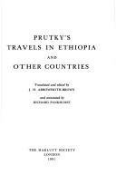 Prutky's Travels to Ethiopia and Other Countries
