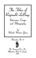 The Films of Reginald LeBorg