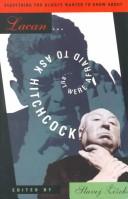 Everything You Always Wanted to Know About Lacan (But Were Afraid to Ask Hitchcock)