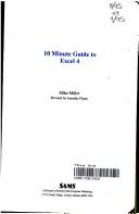 10 minute guide to Excel 4