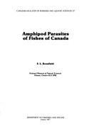 Amphipod Parasites of Fishes of Canada