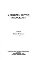 A Benjamin Britten Discography