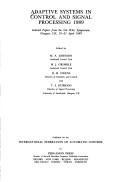 Adaptive systems in control and signal processing, 1989