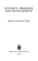 Poverty, Progress, and Development